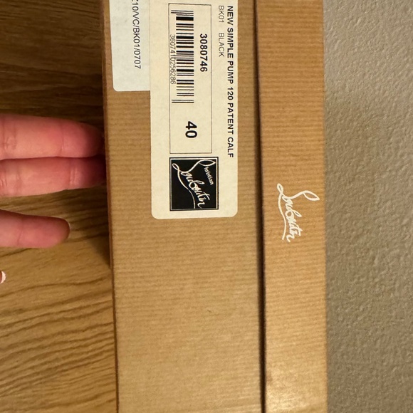 Christian Louboutin Paris Simple 120 mm Simple Pump Black Patent Leather - Picture 3 of 12